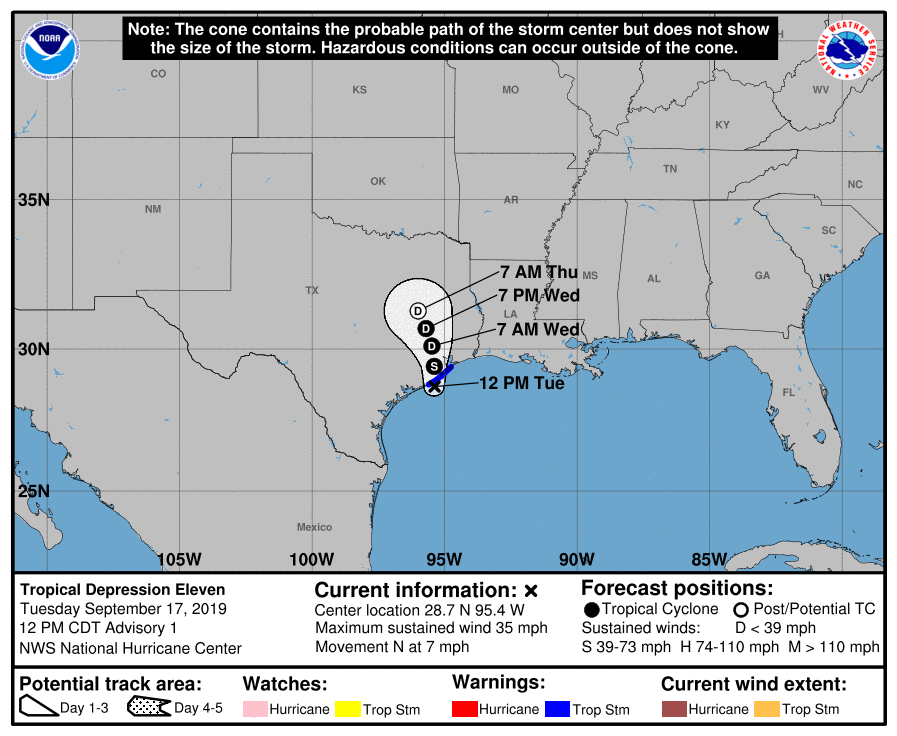 Tropical Depression Eleven